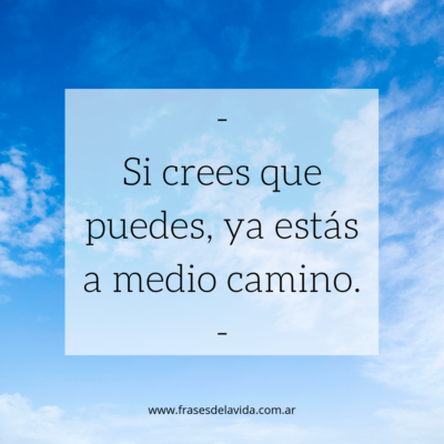 Creer que se puede