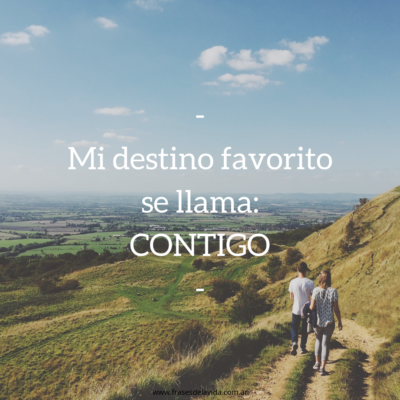 Sos mi destino favorito