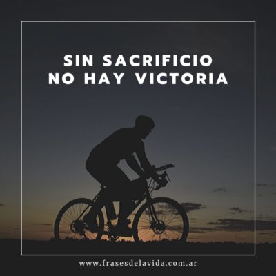 Sin sacrificio