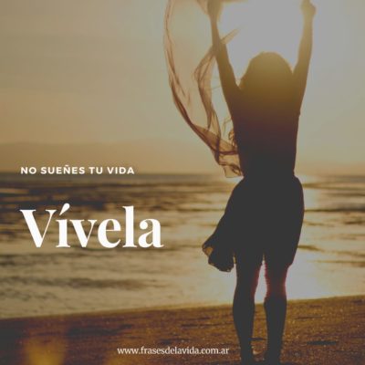 No sueñes tu vida