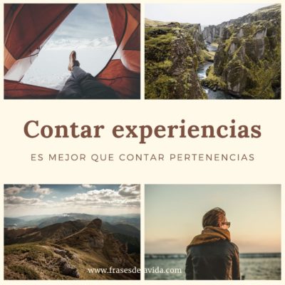 Contar experiencias