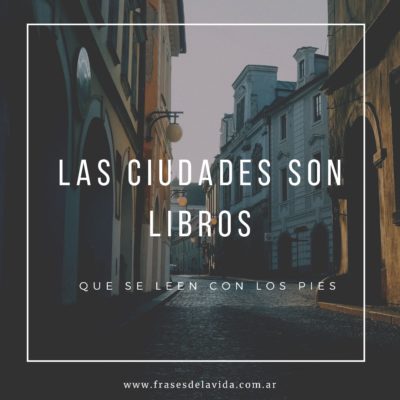 Las ciudades son libros