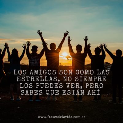 Los amigos son como las estrellas