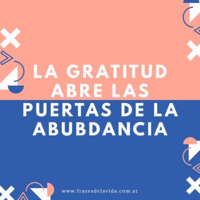 La gratitud