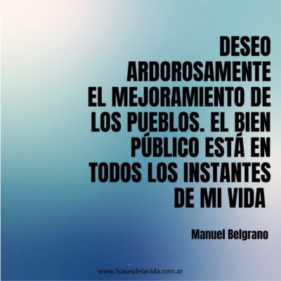 El mejoramiento de los pueblos