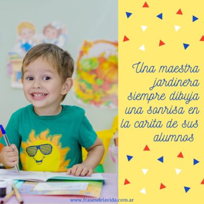 Una maestra dibuja sonrisas
