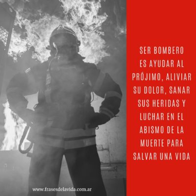 Ser bombero es luchar en el abismo de la muerte