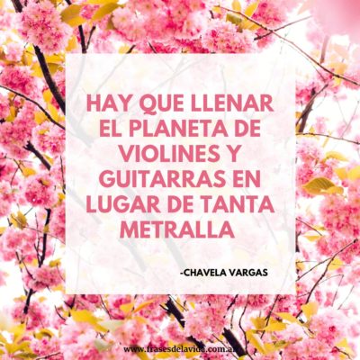 LLenar el planeta de violines y guitarras