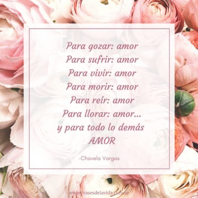 Para todo: AMOR!
