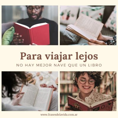 Para viajar lejos, no hay mejor nave que un libro