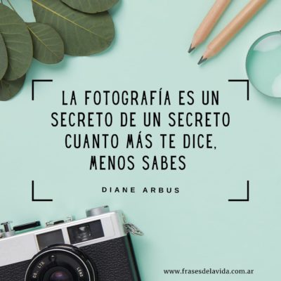La fotografía es un secreto de un secreto