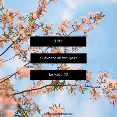El dinero se recupera, el tiempo no