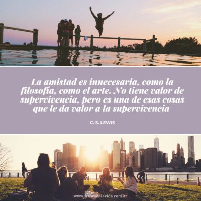 La amistad no tiene valor de supervivencia