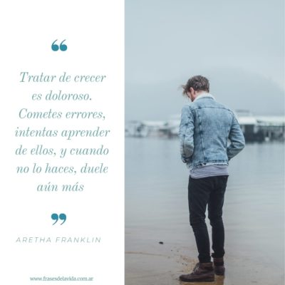 Tratar de crecer es doloroso