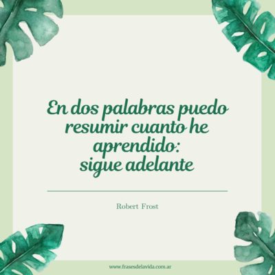 Sigue adelante