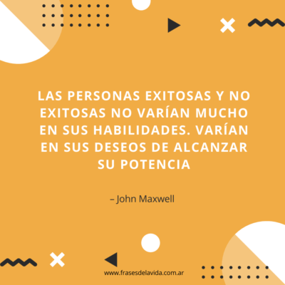 Las personas exitosas y no exitosas varían en sus deseos de alcanzar su potencial.