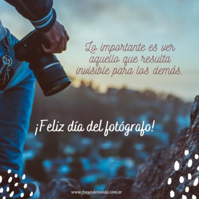 Lo importante es ver aquello que resulta invisible para los demás
