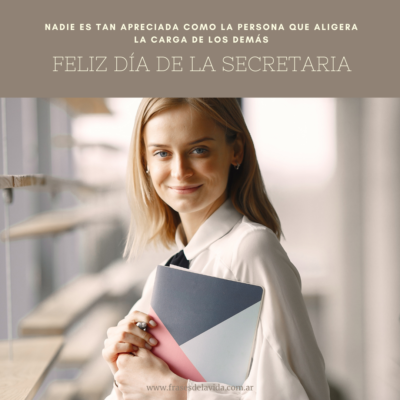 Nadie es tan apreciada como la persona que aligera la carga de los demás.