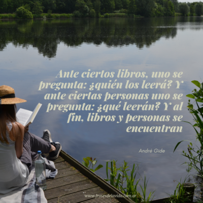 Ante ciertos libros, uno se pregunta: ¿quién los leerá? Y ante ciertas personas uno se pregunta: ¿qué leerán?