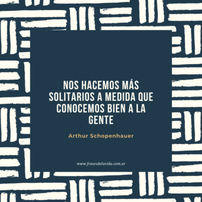 Nos hacemos más solitarios a medida que conocemos bien a la gente