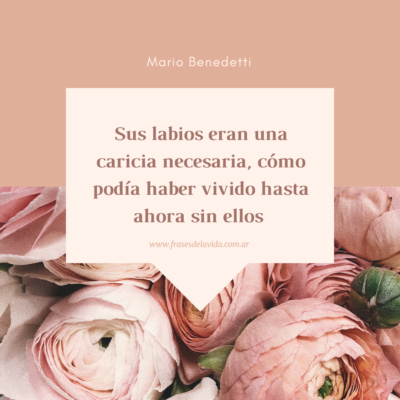 Sus labios eran una caricia necesaria, cómo podía haber vivido hasta ahora sin ellos