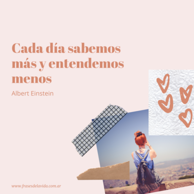Cada día sabemos más y entendemos menos
