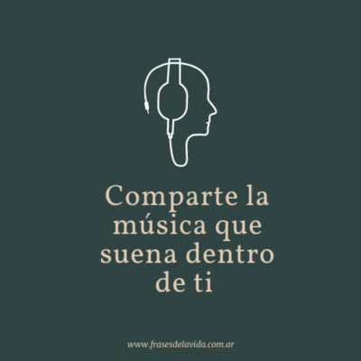 Comparte la música que suena dentro de ti