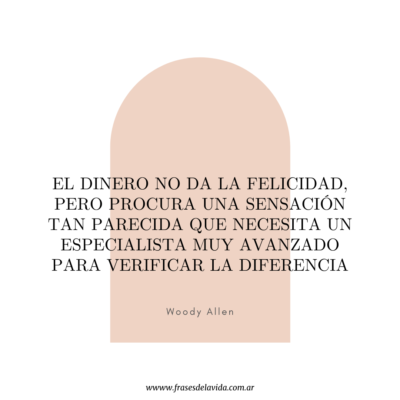 El dinero no da la felicidad, pero procura una sensación tan parecida que necesita un especialista muy avanzado para verificar la diferencia