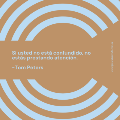 Si usted no está confundido, no estás prestando atención