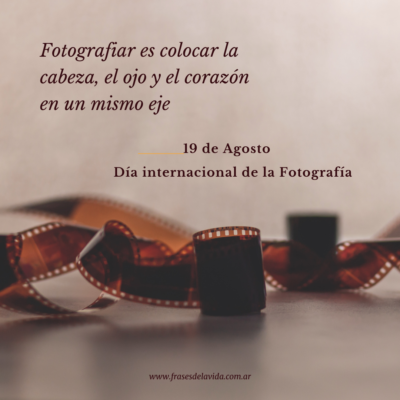 Fotografiar es colocar la cabeza, el ojo y el corazón en un mismo eje