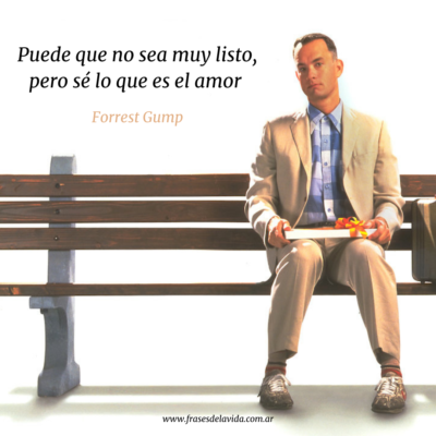 Puede que no sea muy listo, pero sé lo que es el amor