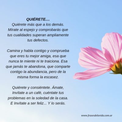 Quiérete más que a los demás